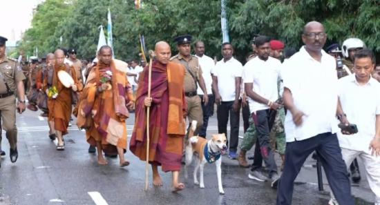 සාමයේ පා ගමන නිදහස් චතුරශ්‍රයට